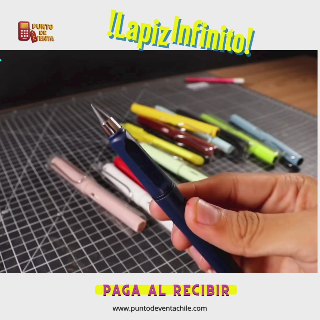 ⭐Lapiz Infinito de 12 Colores para Niños